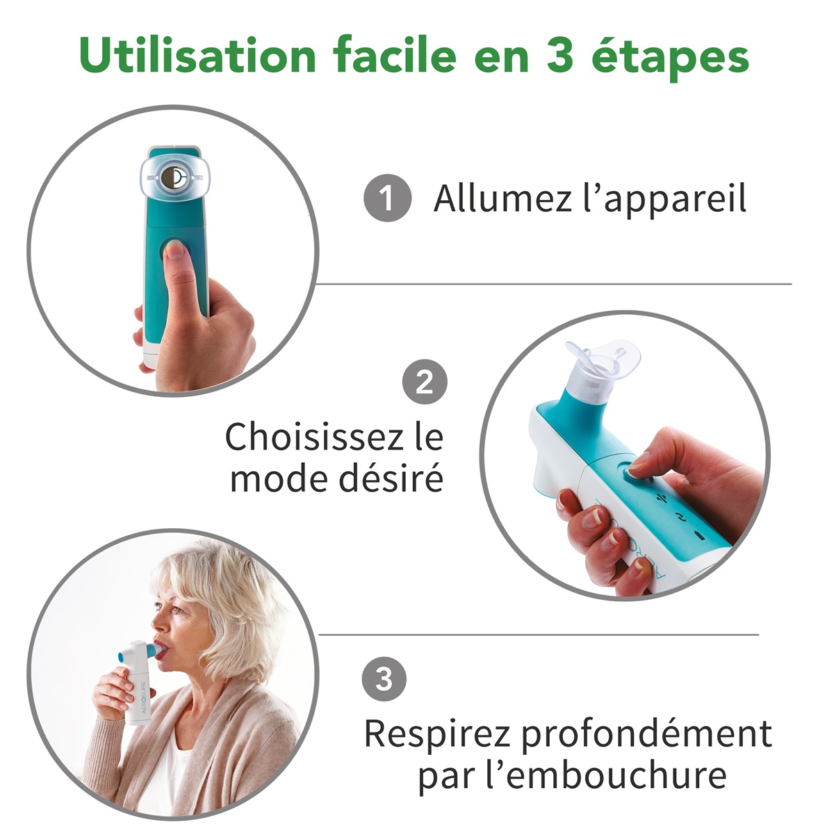 Appareil d'aide à la respiration Revitive Aerosure