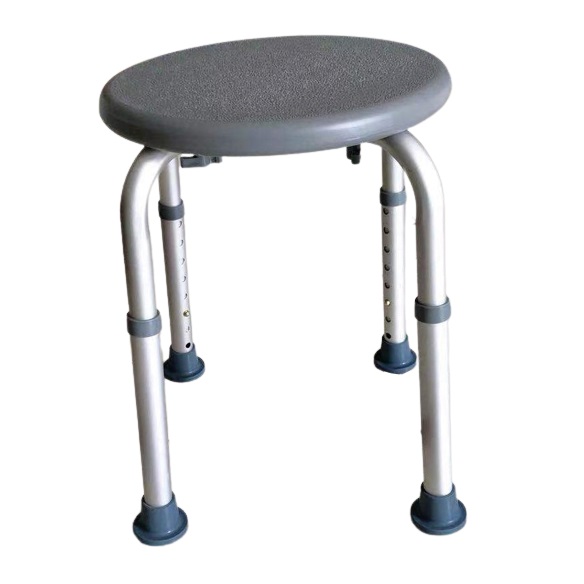 Tabouret de douche réglable rond