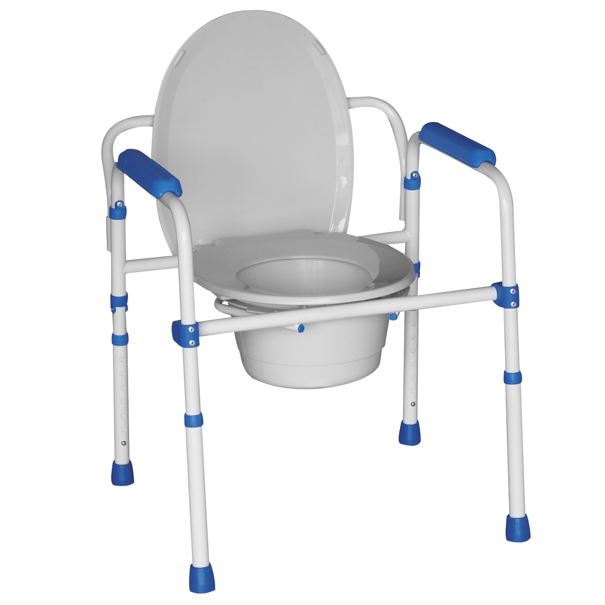 Oxypharm - Chaise toilette 3 en 1 pliante